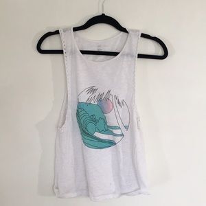 Live Love Dream Beach cover up/muscle tee